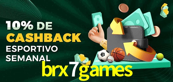 10% de bônus de cashback na brx7games